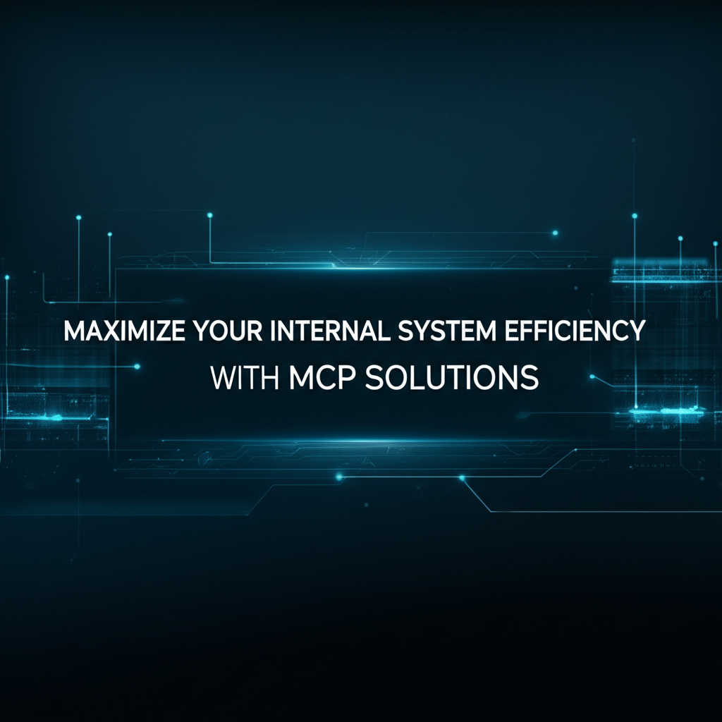 Maximize Your Internal System Efficiency with MCP Solutions