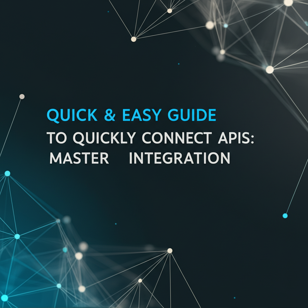 Quick & Easy Guide to Quickly Connect APIs: Master Integration!