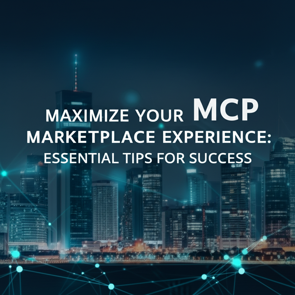 Maximize Your MCP Marketplace Experience: Essential Tips for Success