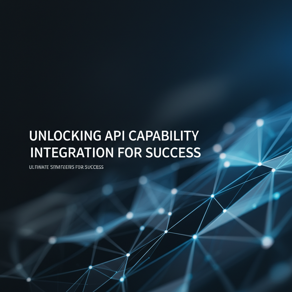 Unlocking API Capability Integration: Ultimate Strategies for Success