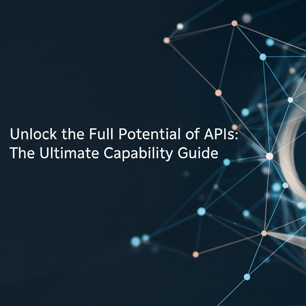 Unlock the Full Potential of APIs: The Ultimate Capability Guide