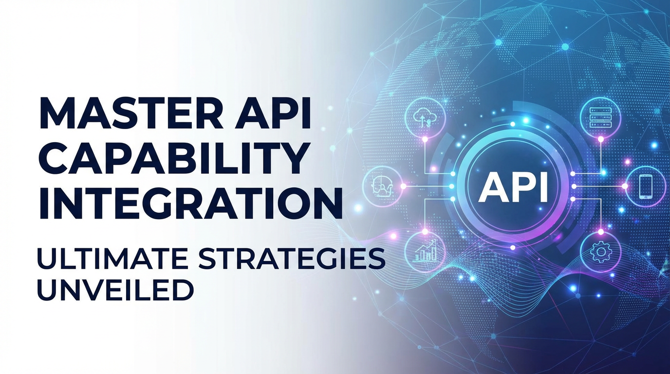 Master API Capability Integration: Ultimate Strategies Unveiled