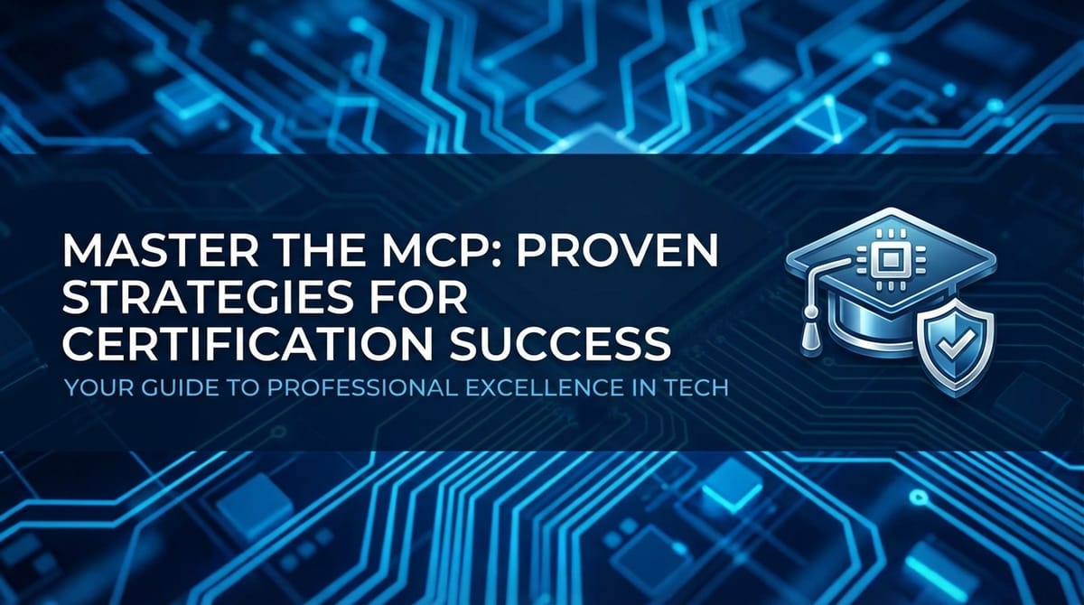 Master the MCP: Proven Strategies for Certification Success