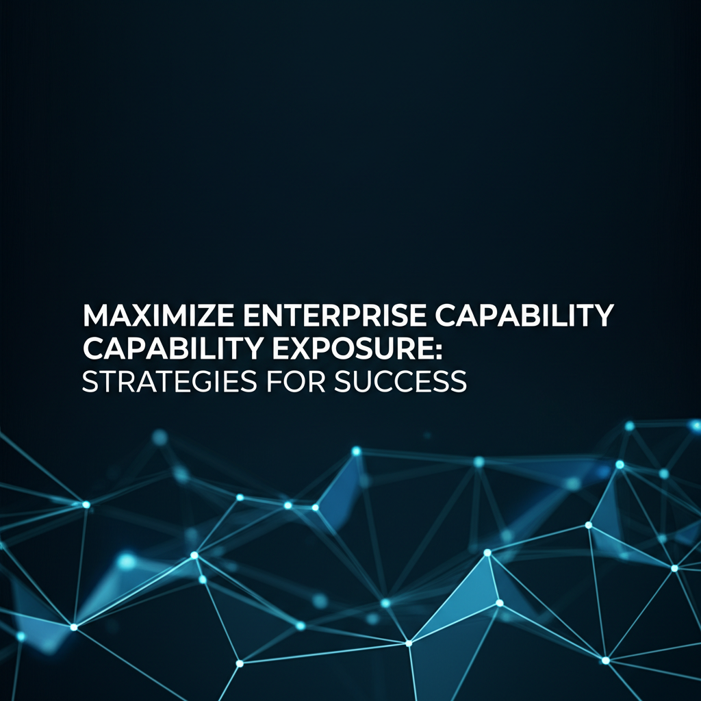 Maximize Enterprise Capability Exposure: Strategies for Success