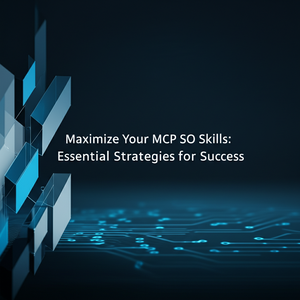 Maximize Your MCP SO Skills: Essential Strategies for Success