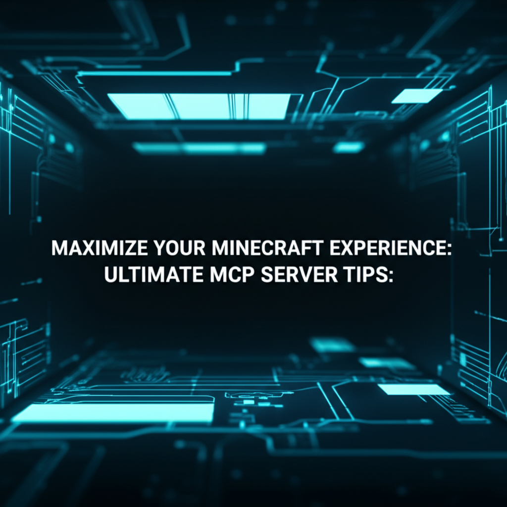 Maximize Your Minecraft Experience: Ultimate MCP Server Tips