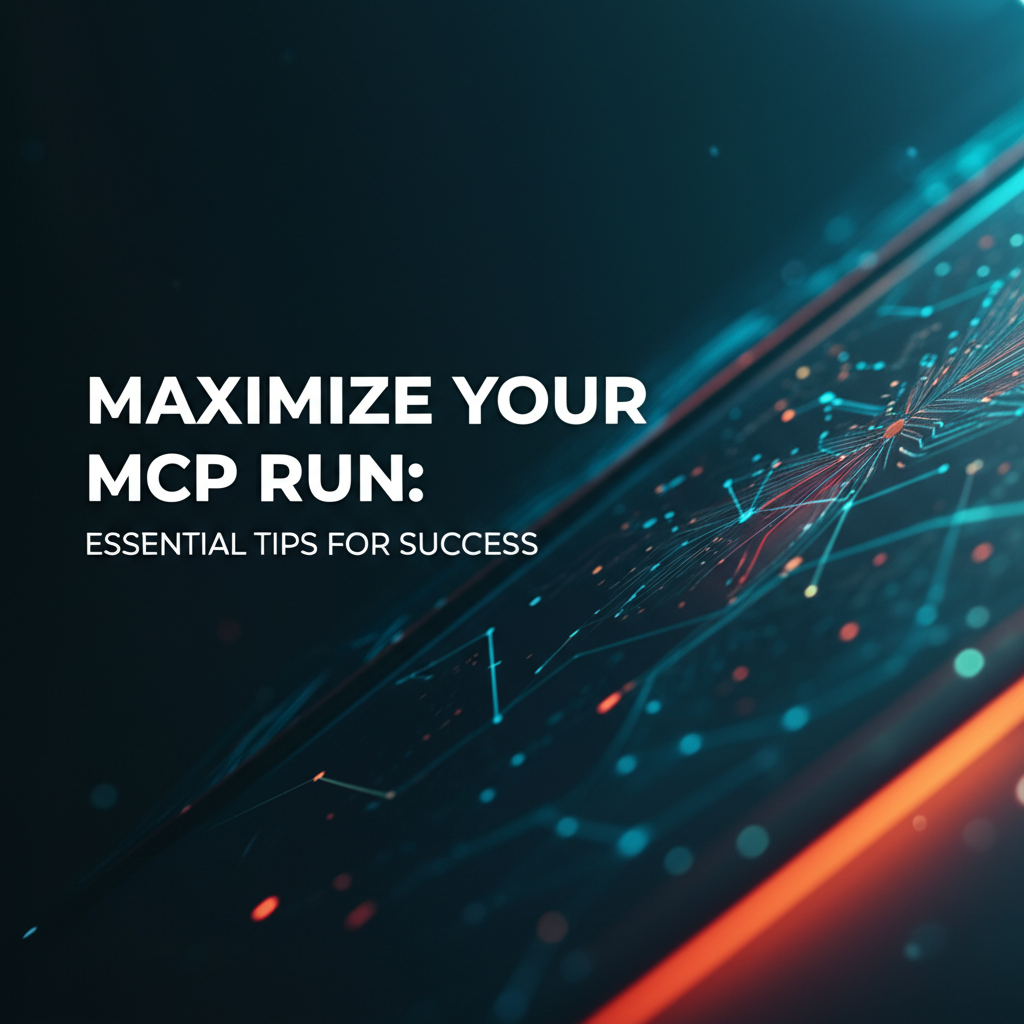 Maximize Your MCP Run: Essential Tips for Success