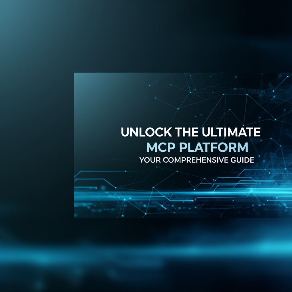 Unlock the Ultimate MCP Platform: Your Comprehensive Guide