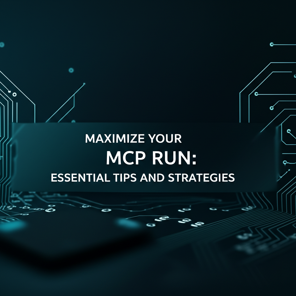 Maximize Your MCP Run: Essential Tips and Strategies