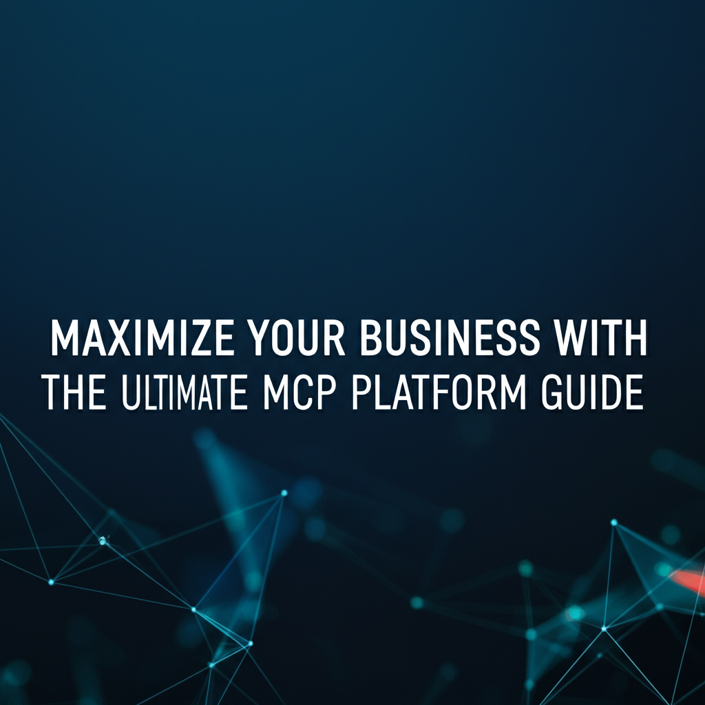 Maximize Your Business with the Ultimate MCP Platform Guide