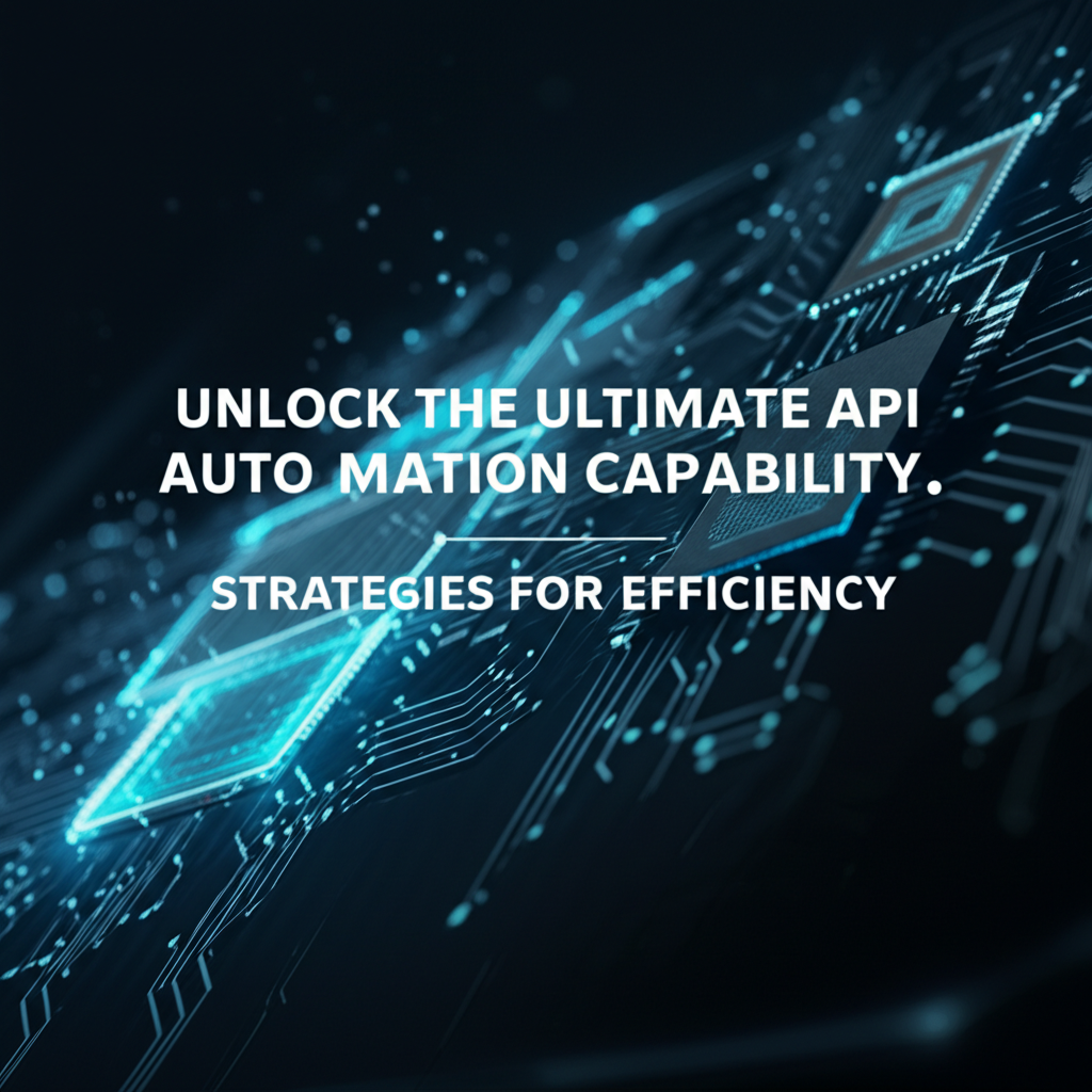 Unlock the Ultimate API Automation Capability: Strategies for Efficiency
