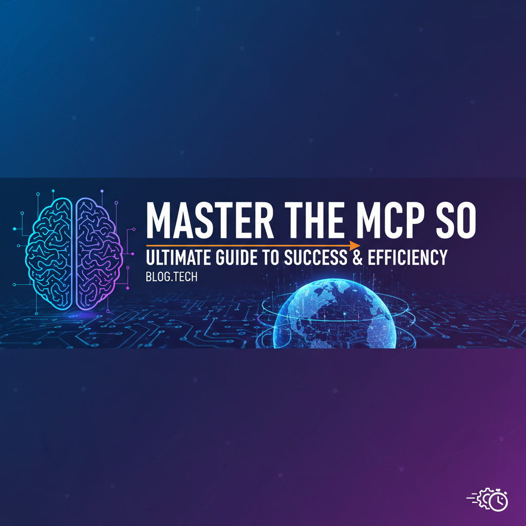 Master the MCP SO: Ultimate Guide to Success & Efficiency