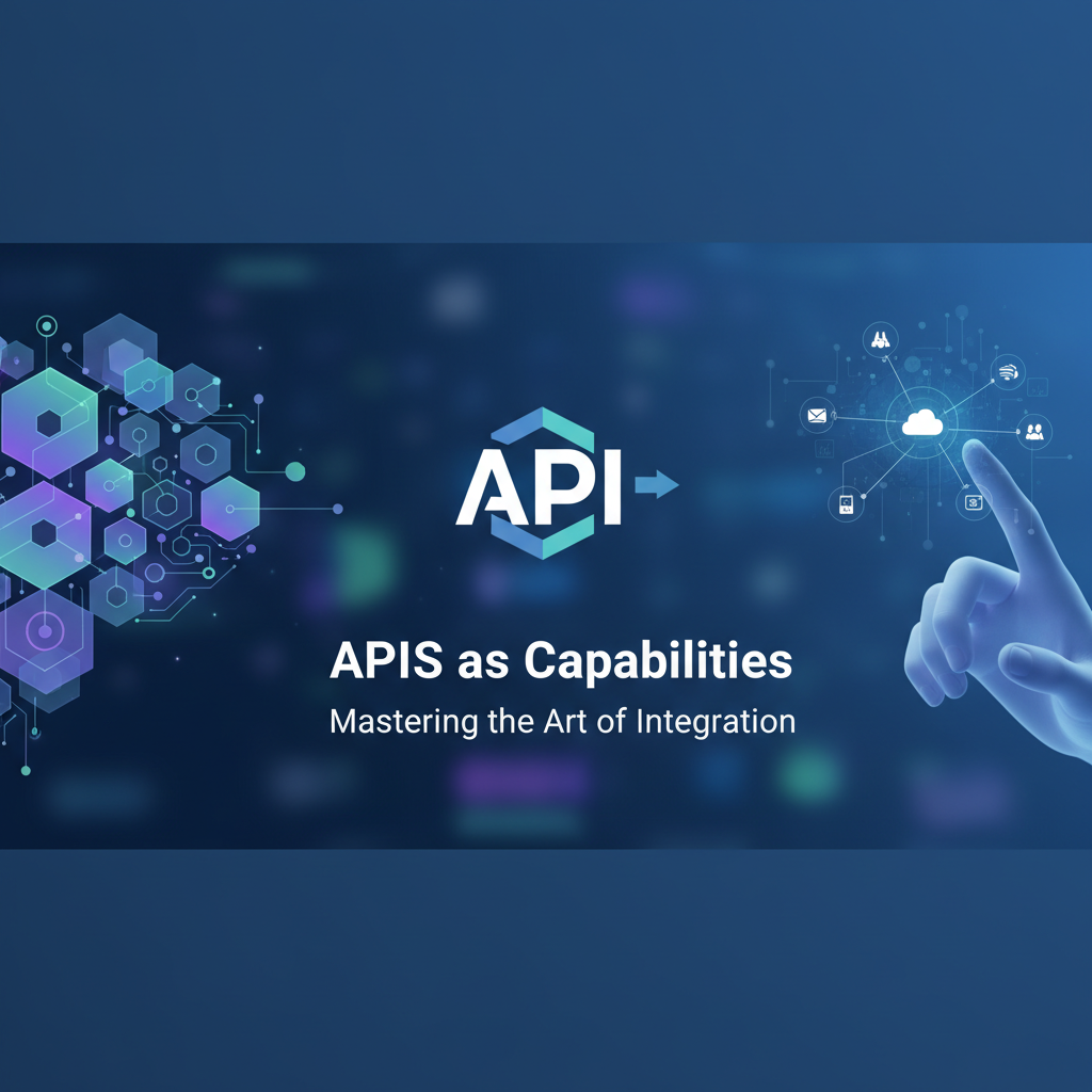 APIs as Capabilities: Mastering the Art of Integration