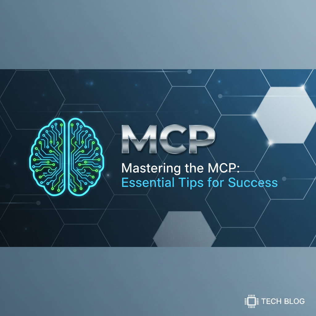 Mastering the MCP: Essential Tips for Success