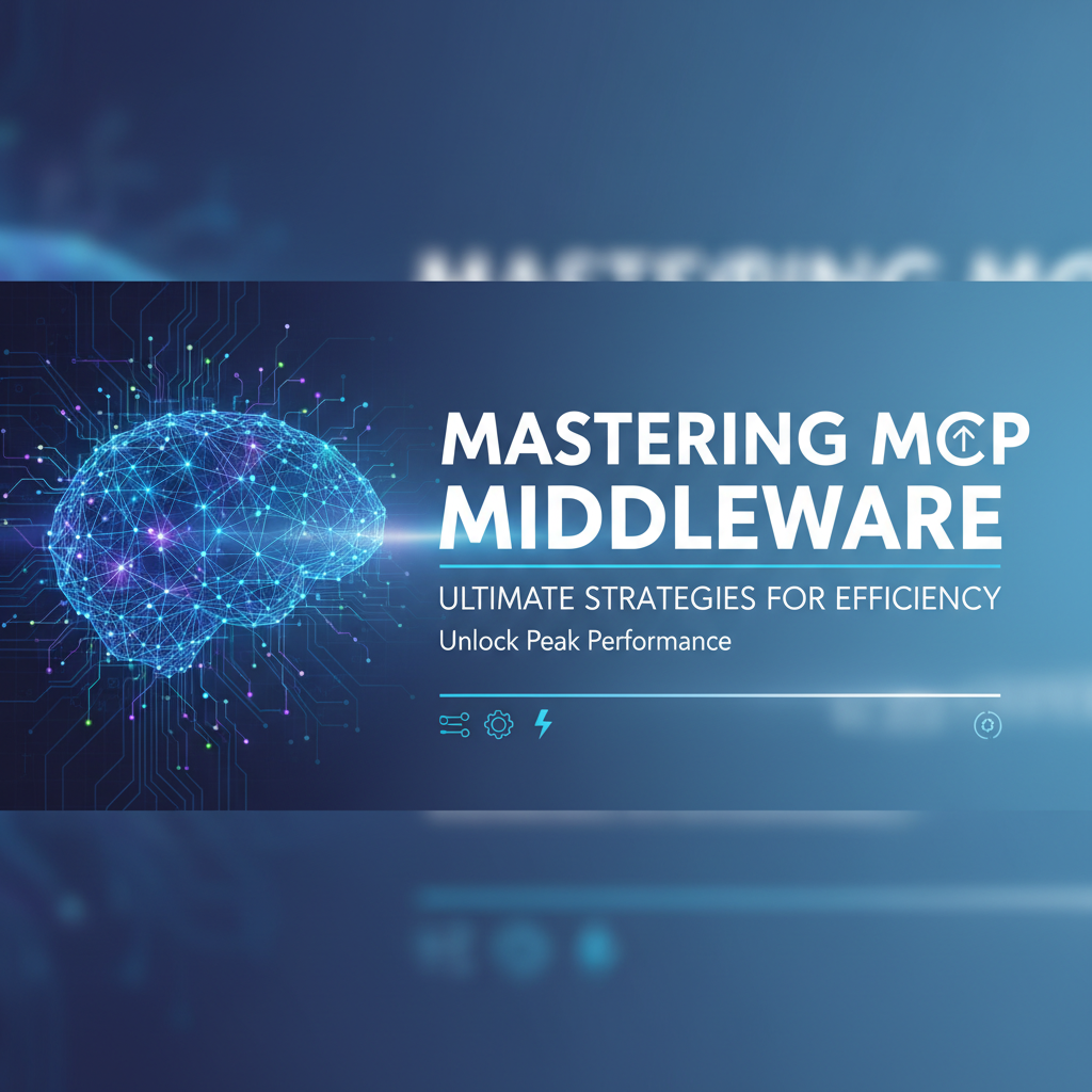Mastering MCP Middleware: Ultimate Strategies for Efficiency