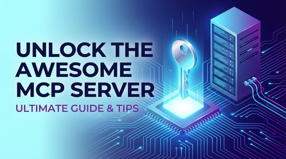 Unlock the Awesome MCP Server: Ultimate Guide & Tips
