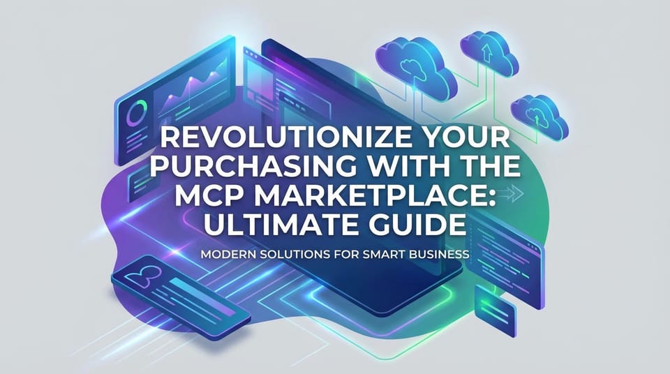 Revolutionize Your Purchasing with the MCP Marketplace: Ultimate Guide