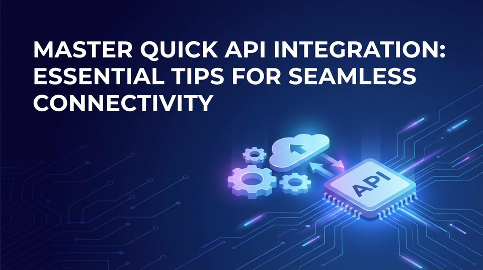 Master Quick API Integration: Essential Tips for Seamless Connectivity