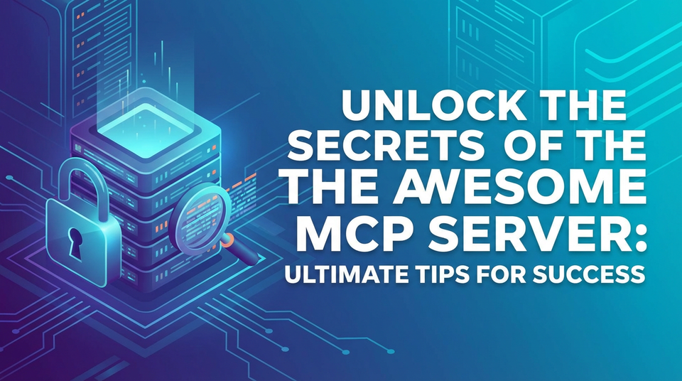 Unlock the Secrets of the Awesome MCP Server: Ultimate Tips for Success