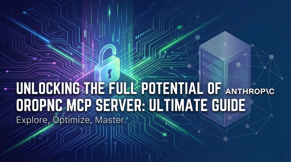Unlocking the Full Potential of Anthropic MCP Server: Ultimate Guide